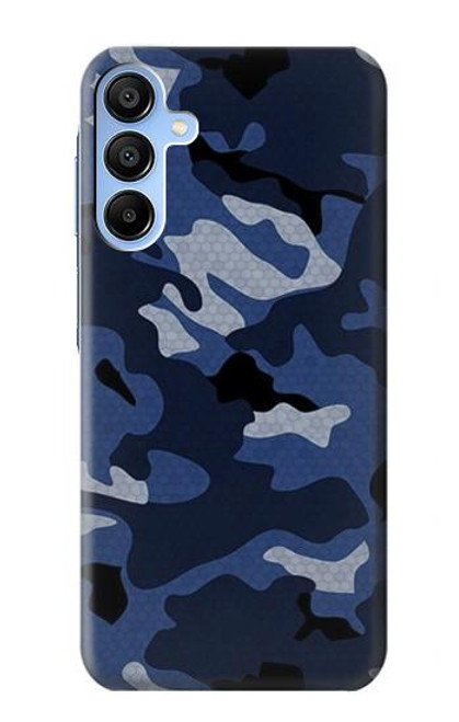 S2959 Navy Blue Camo Camouflage Funda Carcasa Case para Samsung Galaxy A15 5G