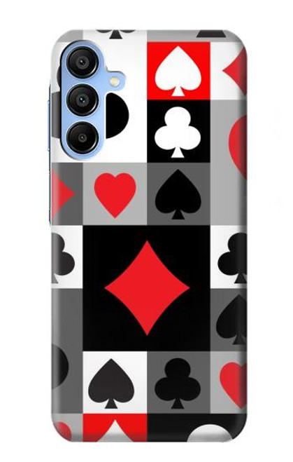 S3463 Poker Card Suit Funda Carcasa Case para Samsung Galaxy A15 5G