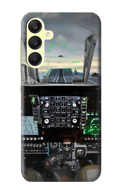 S2435 Fighter Jet Aircraft Cockpit Funda Carcasa Case para Samsung Galaxy A25 5G