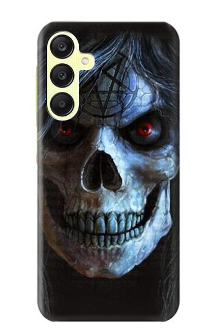 S2585 Evil Death Skull Pentagram Funda Carcasa Case para Samsung Galaxy A25 5G