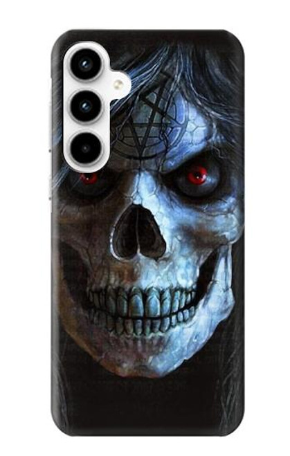 S2585 Evil Death Skull Pentagram Funda Carcasa Case para Samsung Galaxy A35 5G