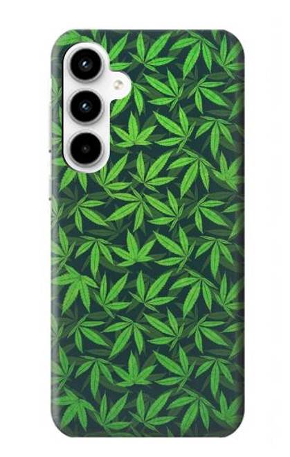 S2666 Marijuana Pattern Funda Carcasa Case para Samsung Galaxy A35 5G