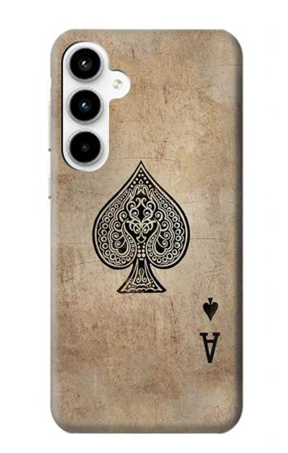 S2928 Vintage Spades Ace Card Funda Carcasa Case para Samsung Galaxy A35 5G