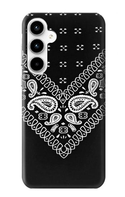 S3363 Bandana Black Pattern Funda Carcasa Case para Samsung Galaxy A35 5G