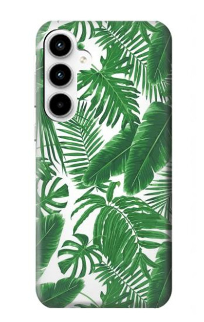 S3457 Paper Palm Monstera Funda Carcasa Case para Samsung Galaxy A35 5G