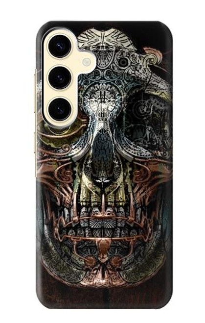 S1685 Steampunk Skull Head Funda Carcasa Case para Samsung Galaxy S24