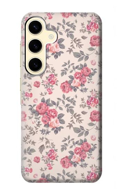 S3095 Vintage Rose Pattern Funda Carcasa Case para Samsung Galaxy S24