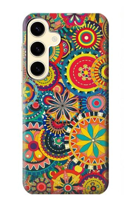 S3272 Colorful Pattern Funda Carcasa Case para Samsung Galaxy S24