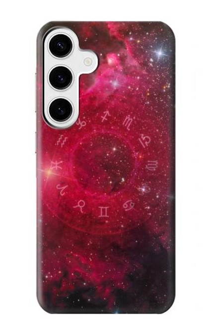 S3368 Zodiac Red Galaxy Funda Carcasa Case para Samsung Galaxy S24 Plus