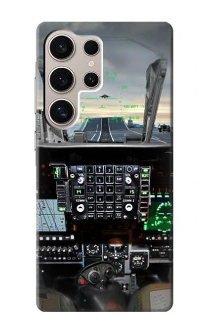 S2435 Fighter Jet Aircraft Cockpit Funda Carcasa Case para Samsung Galaxy S24 Ultra