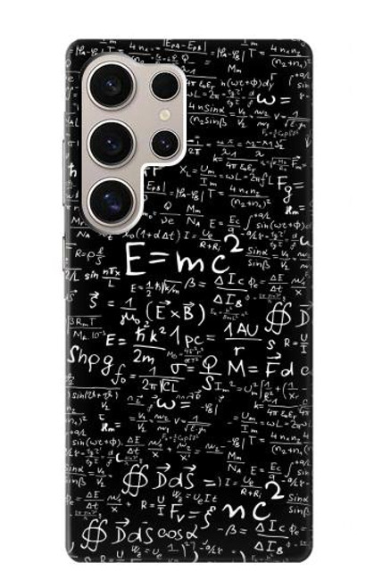 S2574 Mathematics Physics Blackboard Equation Funda Carcasa Case para Samsung Galaxy S24 Ultra