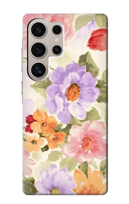 S3035 Sweet Flower Painting Funda Carcasa Case para Samsung Galaxy S24 Ultra