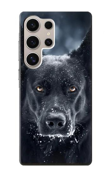 S3168 German Shepherd Black Dog Funda Carcasa Case para Samsung Galaxy S24 Ultra