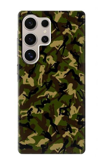 S3356 Sexy Girls Camo Camouflage Funda Carcasa Case para Samsung Galaxy S24 Ultra