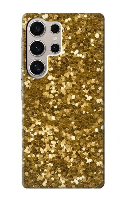S3388 Gold Glitter Graphic Print Funda Carcasa Case para Samsung Galaxy S24 Ultra