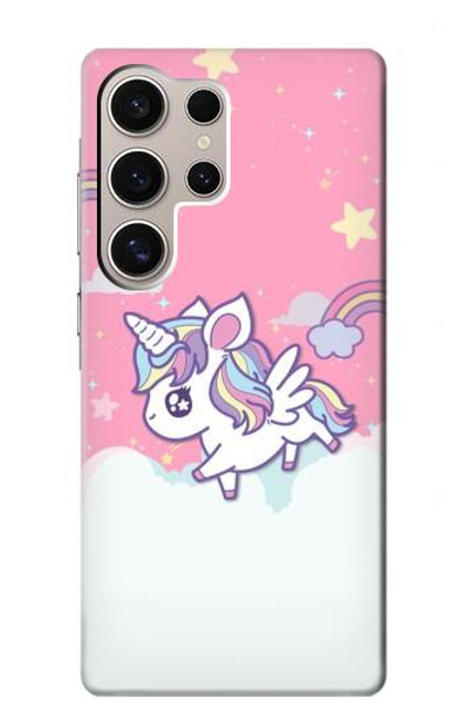 S3518 Unicorn Cartoon Funda Carcasa Case para Samsung Galaxy S24 Ultra