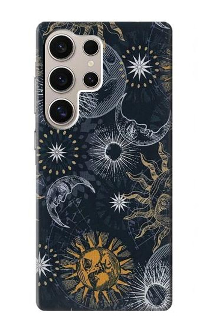 S3702 Moon and Sun Funda Carcasa Case para Samsung Galaxy S24 Ultra