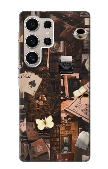 S3877 Dark Academia Funda Carcasa Case para Samsung Galaxy S24 Ultra