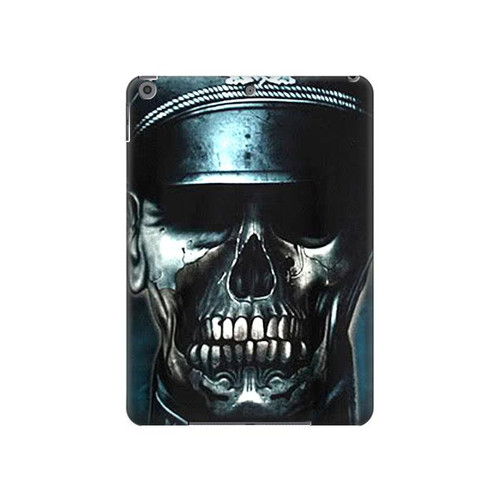 S0754 Skull Soldier Zombie Funda Carcasa Case para iPad 10.2 (2021,2020,2019), iPad 9 8 7