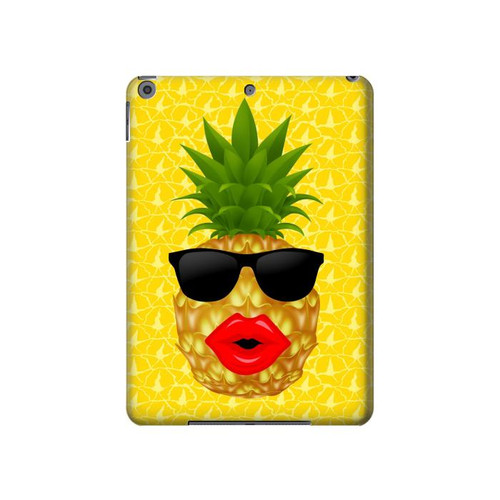 S2443 Funny Pineapple Sunglasses Kiss Funda Carcasa Case para iPad 10.2 (2021,2020,2019), iPad 9 8 7