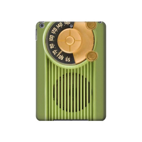 S2656 Vintage Bakelite Radio Green Funda Carcasa Case para iPad 10.2 (2021,2020,2019), iPad 9 8 7