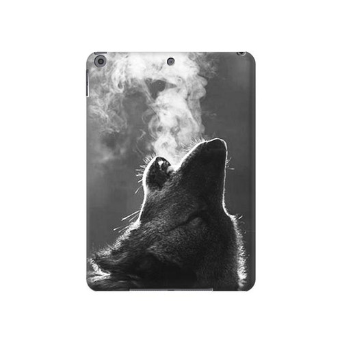 S3505 Wolf Howling Funda Carcasa Case para iPad 10.2 (2021,2020,2019), iPad 9 8 7