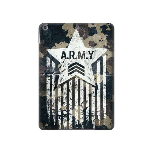 S3666 Army Camo Camouflage Funda Carcasa Case para iPad 10.2 (2021,2020,2019), iPad 9 8 7