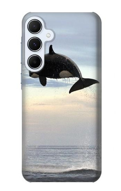 S1349 Killer whale Orca Funda Carcasa Case para Samsung Galaxy A55 5G