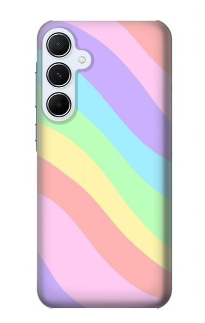 S3810 Pastel Unicorn Summer Wave Funda Carcasa Case para Samsung Galaxy A55 5G