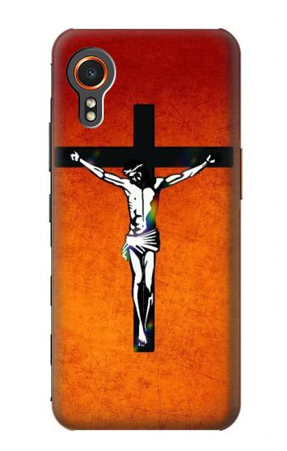 S2421 Jesus Christ On The Cross Funda Carcasa Case para Samsung Galaxy Xcover7