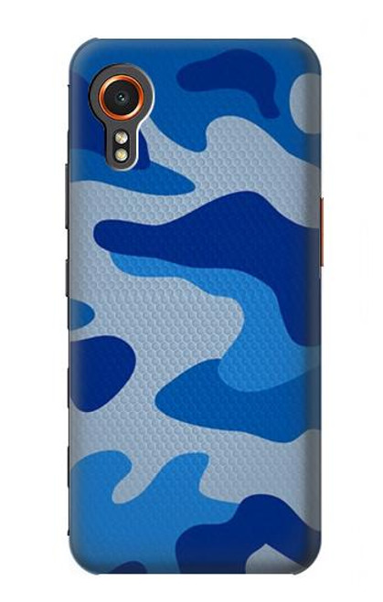 S2958 Army Blue Camo Camouflage Funda Carcasa Case para Samsung Galaxy Xcover7