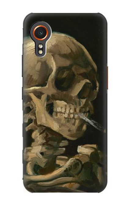 S3358 Vincent Van Gogh Skeleton Cigarette Funda Carcasa Case para Samsung Galaxy Xcover7