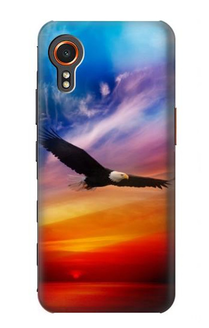 S3841 Bald Eagle Flying Colorful Sky Funda Carcasa Case para Samsung Galaxy Xcover7