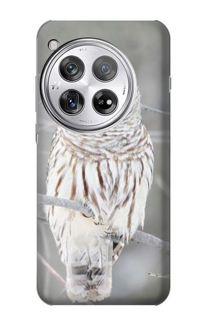 S1566 Snowy Owl White Owl Funda Carcasa Case para OnePlus 12