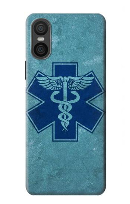 S3824 Caduceus Medical Symbol Funda Carcasa Case para Sony Xperia 10 VI