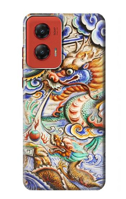 S2584 Traditional Chinese Dragon Art Funda Carcasa Case para Motorola Moto G Stylus 5G (2024)