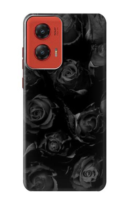 S3153 Black Roses Funda Carcasa Case para Motorola Moto G Stylus 5G (2024)
