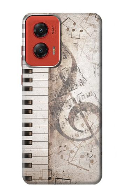 S3390 Music Note Funda Carcasa Case para Motorola Moto G Stylus 5G (2024)