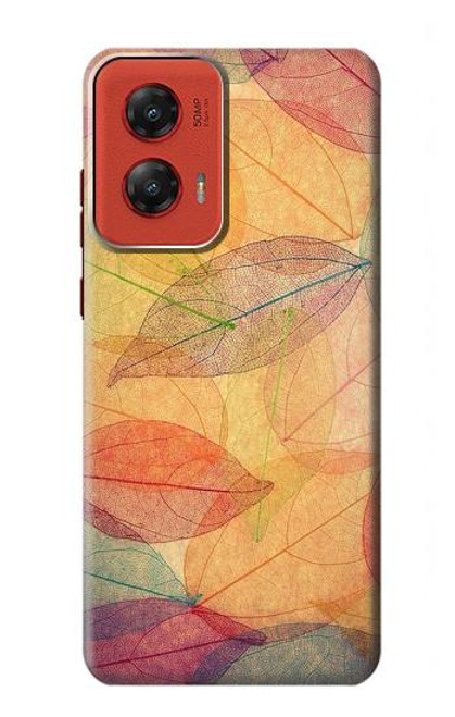 S3686 Fall Season Leaf Autumn Funda Carcasa Case para Motorola Moto G Stylus 5G (2024)