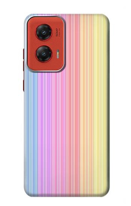 S3849 Colorful Vertical Colors Funda Carcasa Case para Motorola Moto G Stylus 5G (2024)