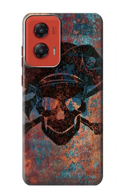 S3895 Pirate Skull Metal Funda Carcasa Case para Motorola Moto G Stylus 5G (2024)