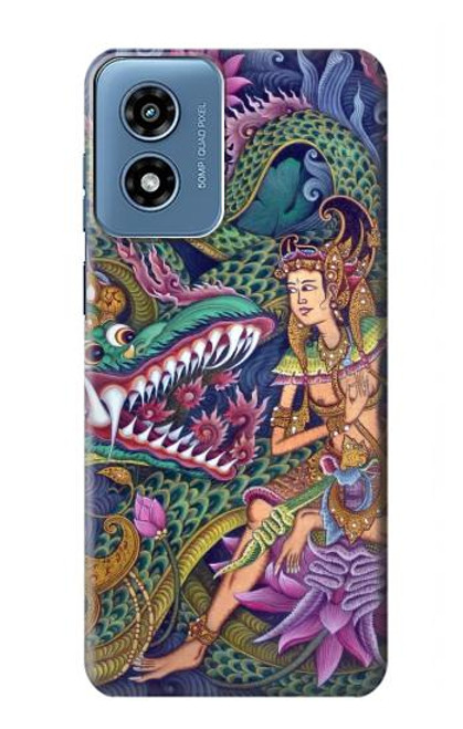 S1240 Bali Painting Funda Carcasa Case para Motorola Moto G Play 4G (2024)