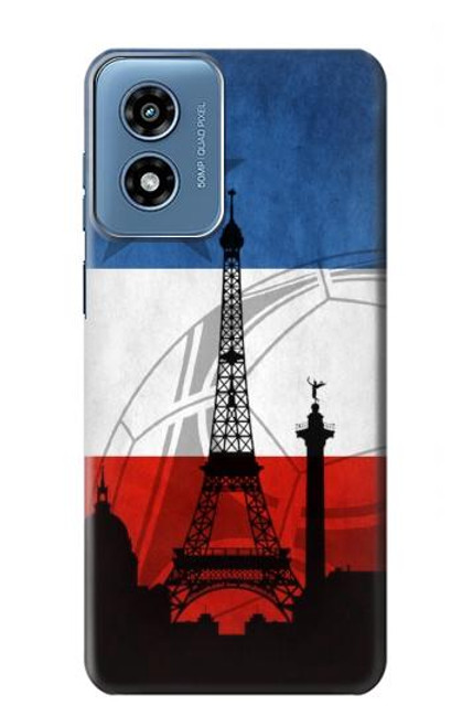 S2980 France Football Soccer Funda Carcasa Case para Motorola Moto G Play 4G (2024)