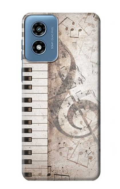 S3390 Music Note Funda Carcasa Case para Motorola Moto G Play 4G (2024)