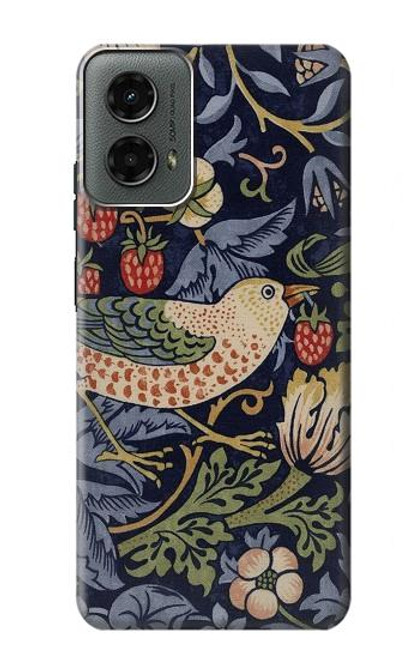 S3791 William Morris Strawberry Thief Fabric Funda Carcasa Case para Motorola Moto G 5G (2024)