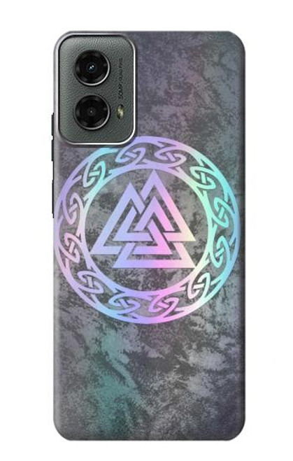 S3833 Valknut Odin Wotans Knot Hrungnir Heart Funda Carcasa Case para Motorola Moto G 5G (2024)