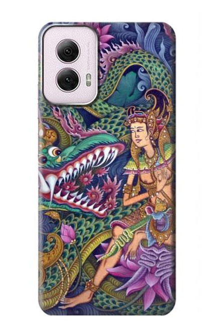 S1240 Bali Painting Funda Carcasa Case para Motorola Moto G Power 5G (2024)