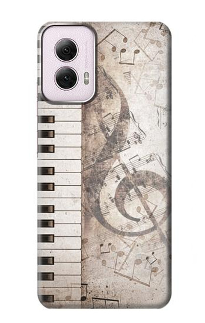 S3390 Music Note Funda Carcasa Case para Motorola Moto G Power 5G (2024)