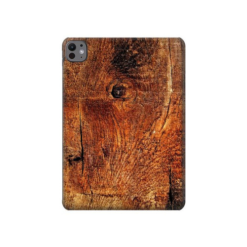 S1140 Wood Skin Graphic Funda Carcasa Case para iPad Pro 11 (2024)