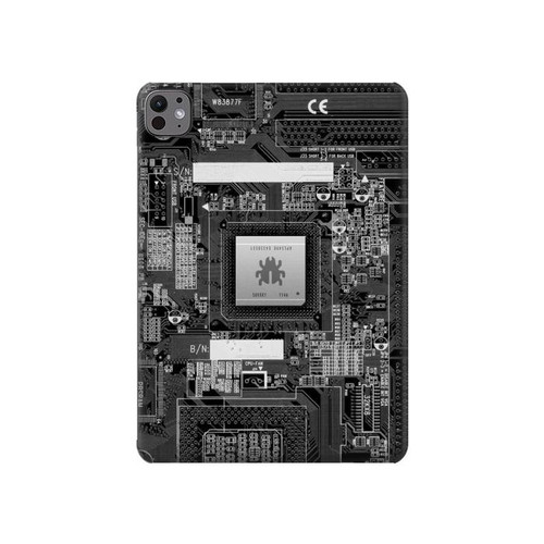 S3434 Bug Circuit Board Graphic Funda Carcasa Case para iPad Pro 11 (2024)